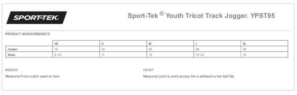 Sport-Tek ® Youth Tricot Track Jogger - Image 3