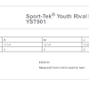 Sport-Tek® Youth Rival Basketball 5” Short - Image 3